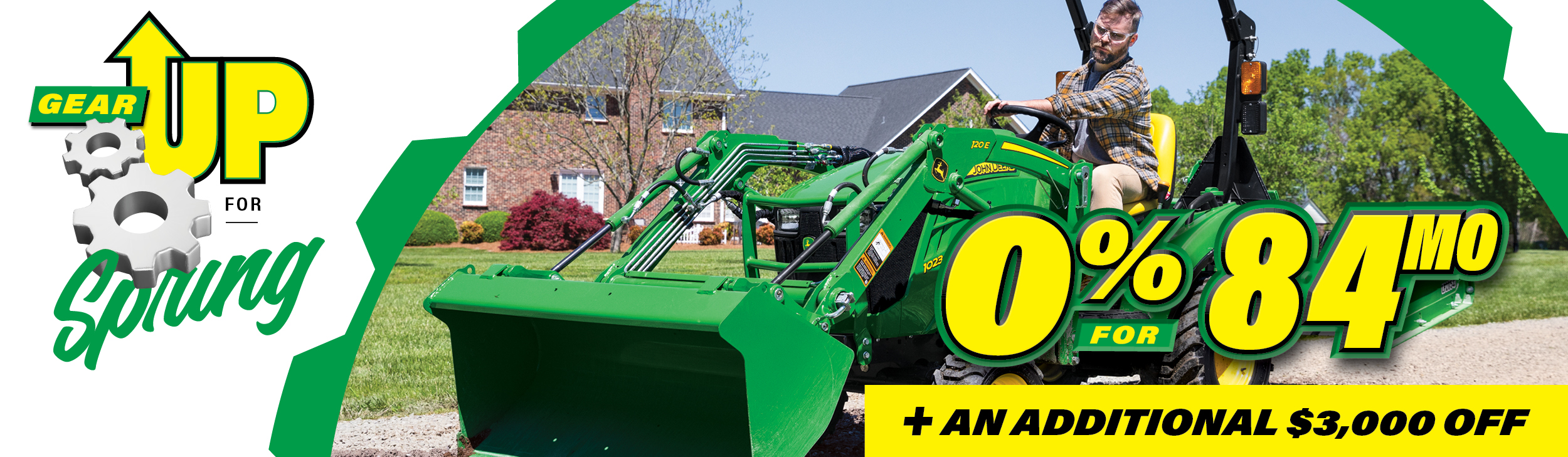 Gear up for spring with incredible deals on John Deere Lawn & Garden equipment