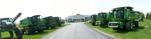 Several trucks of agriculture