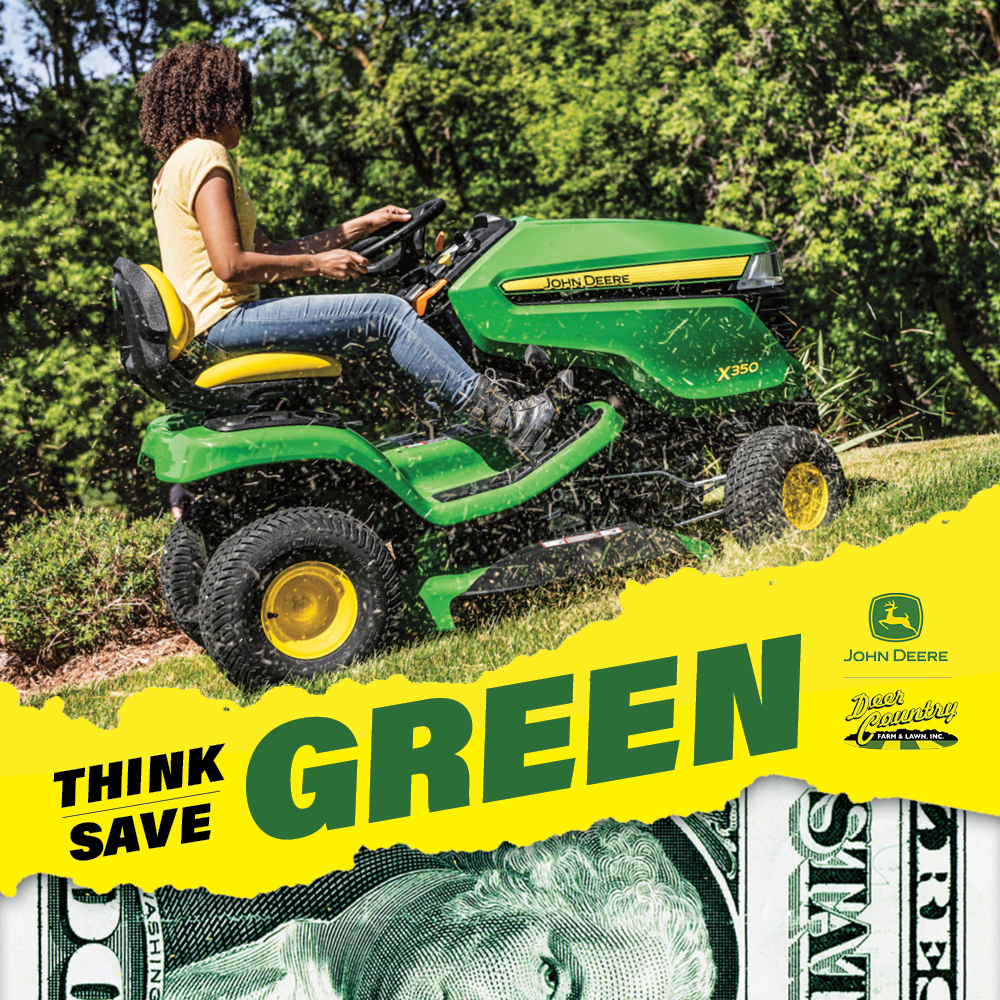 0% for 36 Mos on X500 & X700 Riding Mowers
